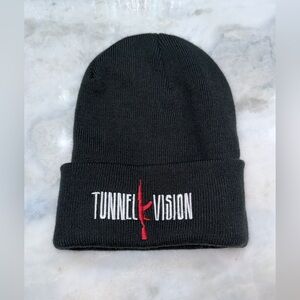 Tunnel Vision Beanie – Rare AK-Style Rifle Logo – New – Hard to Find Streetwear